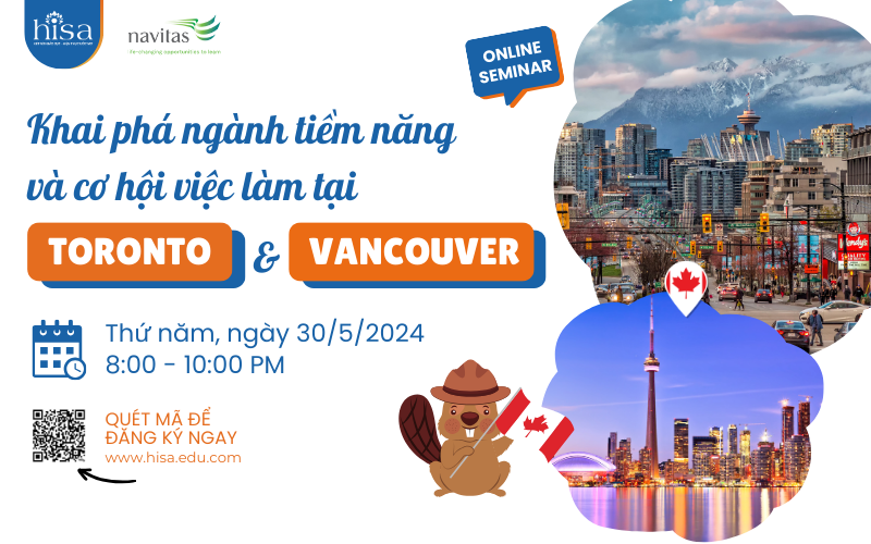 Ngành tiềm năng tại Toron to và Vancouver